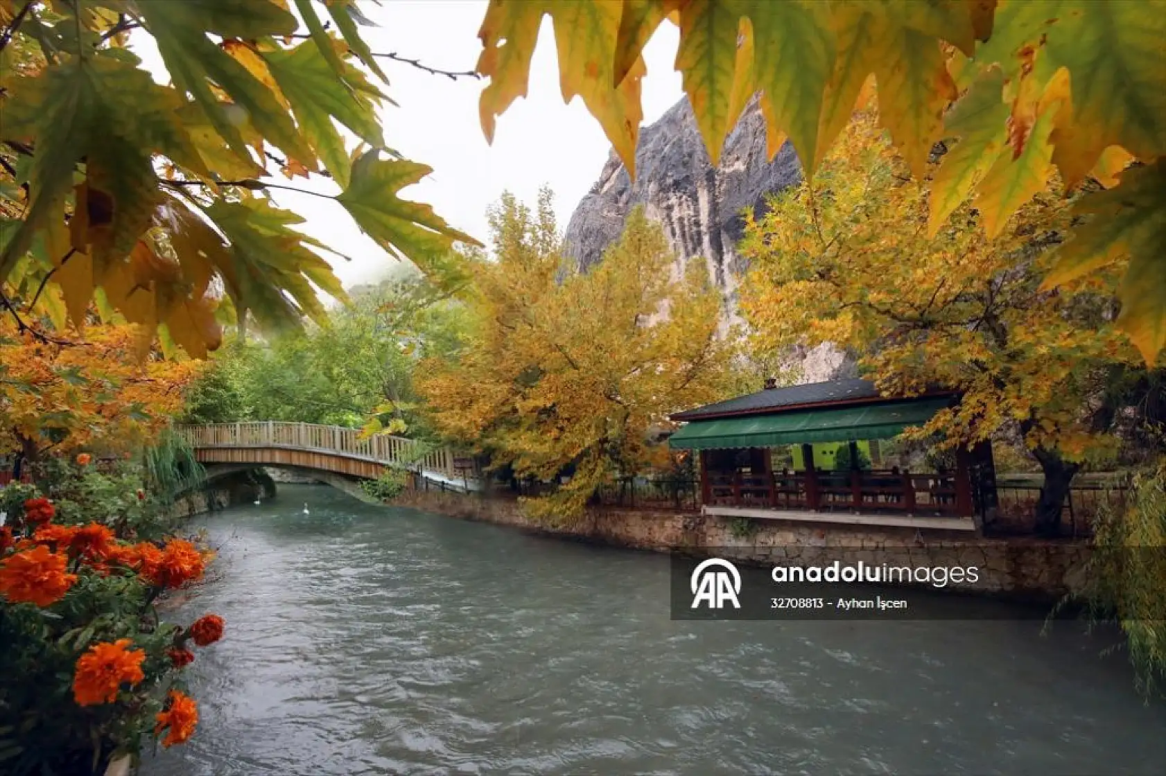 Tohma Kanyonu sonbahar renklerine büründü