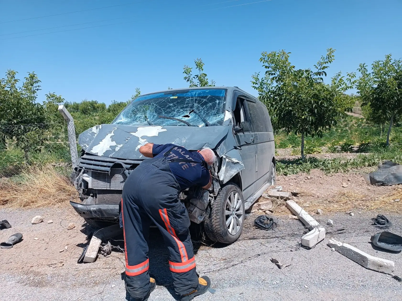 Malatya İtfaiyesin mesaisi