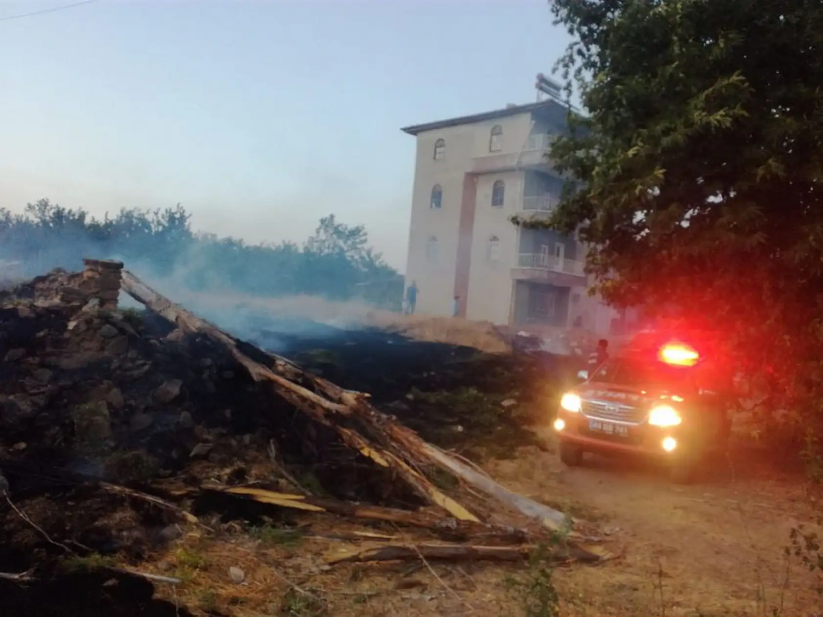 Malatya İlçelerinde Anız Yangını