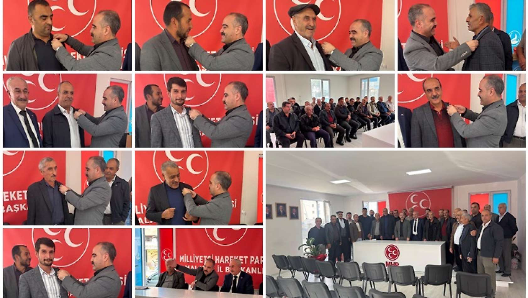 MHP Malatya İl Başkanı Şengönül'den Mamsur Aşireti Mensuplarına Üç Hilal Rozeti