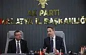 Bakan Bayraktar, AK Parti Malatya İl Başkanı Ali Bakan ile bir araya geldi