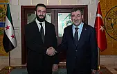 Cumhurbaşkanı Yardımcısı Yılmaz ile Suriye Cumhurbaşkanı Şara arasında heyetler arası görüşme