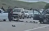 Elazığ'da feci kaza: 1 ölü, 2 yaralı