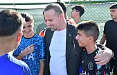Genç yeteneklerin sahada ter döktüğü seçmelere ilgi büyük