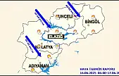 Malatya,Elazığ,Bingöl,Adıyaman ve Tunceli'de Hava Durumu