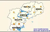 Malatya ve ilçelerinde  Bugün Hava Durumu