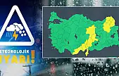 Meteoroloji'den 11 il için 'sarı' kodlu uyarı