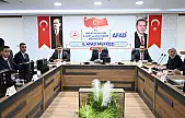 Vali Yavuz Başkanlığında Hafif Çelik Kırsal Köy Konutları İstişare ve Koordinasyon Toplantısı Gerçekleştirildi
