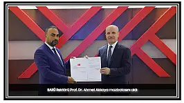 BARÜ Rektörü Prof. Dr. Ahmet Akkaya Mazbatasını Aldı
