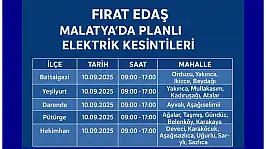 Fırat EDAŞ'tan Planlı Elektrik Kesintisi Uyarısı: İşte Mahalle Mahalle Liste