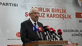 MHP'li Yalçın Erzurum'dan seslendi: 'Milli egemenlikten taviz yok! Millet algı oyunlarına gelmeyecek!'