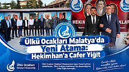 Ülkü Ocakları Malatya'da Yeni Atama: Hekimhan'a Cafer Yiğit