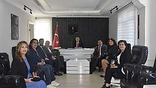 Didim Malatyalılar Derneği'nden Kaymakam Mesut Çoban'a Ziyaret