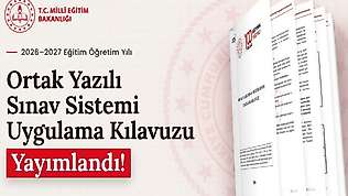 MEB'in Ortak Yazılı Sınav Sistemi 26 Ekim'de kullanıma açılıyor