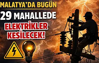 29 Mahallede Elektrikler Kesilecek