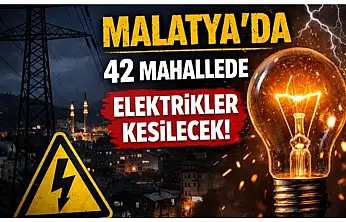 42 Mahallede Elektrikler Kesilecek