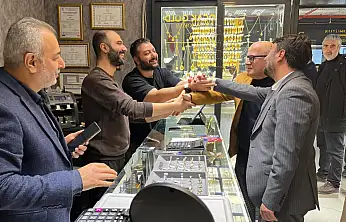 Anahtar Parti'den Kuyumcular Çarşısı'na Esnaf Ziyareti