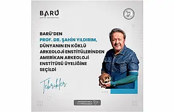 BARÜ'lü Akademisyene Uluslararası Onur