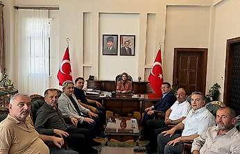 Başkan Cengiz, Siyasi Parti ve STK Temsilcileriyle Kaymakam Bayguş'u Ziyaret Etti