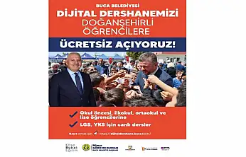 Buca Belediyesi'nden Doğanşehir Belediyesi'ne Eğitim Köprüsü: Dijital Dershane Başladı