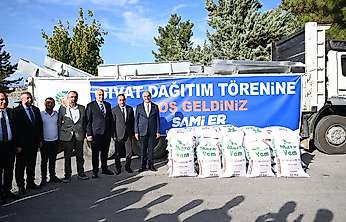 Büyükşehir Belediyesinden Üreticilere Yaklaşık Bin Adet Sıvat Desteği
