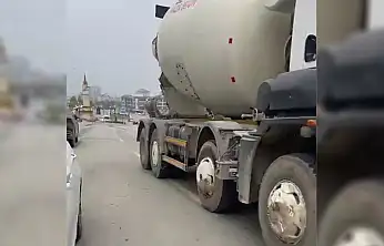 Caddeye çimento döken mikser sürücüsüne 28 bin TL ceza