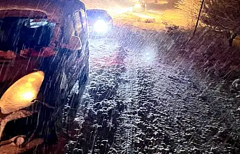 Darende–Ayvalı'da Kar Yağışı Ulaşımı Aksattı