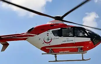 Darende'de Kalp Krizi Geçiren Kadın Ambulans Helikopterle Malatya'ya Sevk Edildi