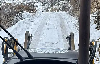 Darende'de Kar ve Tipi Ulaşımı Felç Etti