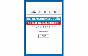 Deprem Nedenli Göçün Sosyal Etkileri Masaya Yatırıldı: Malatya'da Çalıştayın Yedincisi Gerçekleştirildi