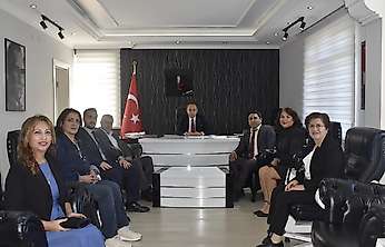 Didim Malatyalılar Derneği'nden Kaymakam Mesut Çoban'a Ziyaret