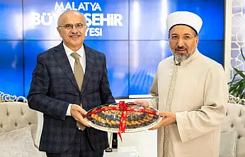 Diyanet İşleri Başkanı Arpaguş'tan Başkan Er'e Miraç Kandili Ziyareti