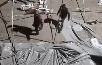 Doğanşehir'de Fırtına Taziye Çadırını Uçurdu