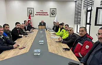Doğanşehir Kış Tedbirleri Değerlendirme Toplantısı Gerçekleştirildi