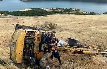 Elazığ'da ekskavatör devrildi: 64 yaşındaki H.Y. hayatını kaybetti