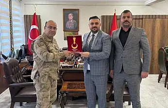 Elazığ İl Jandarma Komutanı Tuggeneral Alparslan Doğan'a Ziyaret