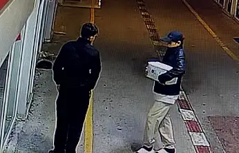 Geçici Ticaret Merkezi'nde Hırsızlık Kamerada