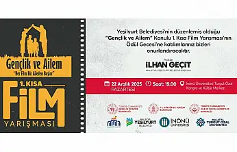 Gençlik ve Ailem Temalı 1. Kısa Film Yarışmasının Ödül Töreni Bugün Yapılacak