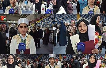Hafızlar duygu ve hedeflerini anlattı