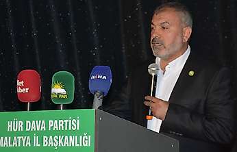 HÜDA PAR Genel Başkan Yardımcısı Demir'den Malatya Kongresinde 'kardeşlik' vurgusu