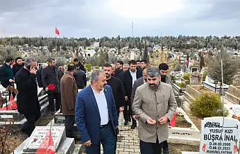 HÜDA PAR Milletvekili Dinç, Malatya'da deprem yıl dönümü nedeniyle ziyaretlerde bulundu