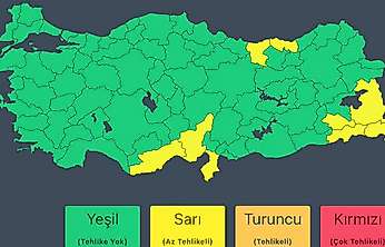 İçişleri Bakanlığı uyardı: 18 ilde kuvvetli yağış ve fırtına bekleniyor