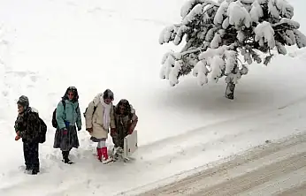 Kar Yağışı Eğitimi Vurdu: 25 İlde Okullar Tatil