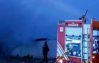 Kiltepe Mahallesi'nde Müştemilat Yangını: Maddi Hasar Oluştu