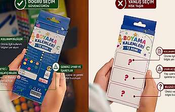 Kırtasiye Alışverişinde Güvenli Ürün Uyarısı