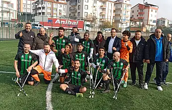 Malatya Ampute Futbol Takımı Şişli Yeditepe'yi 2-1 Mağlup Etti