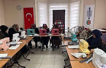Malatya Büyükşehir Belediyesinden  Kadınlara Yönelik Dikiş Atölyesi