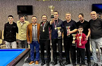 Malatya'da 3 Bant Bilardo İl Şampiyonası Tamamlandı