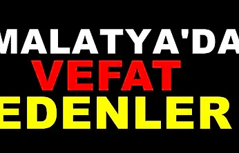 Malatya'da 8 Kişi Toprağa Verildi: İşte Cenaze Listesi