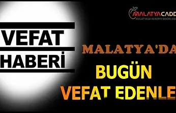 Malatya'da 9 Kişi Son Yolculuğuna Uğurlandı
